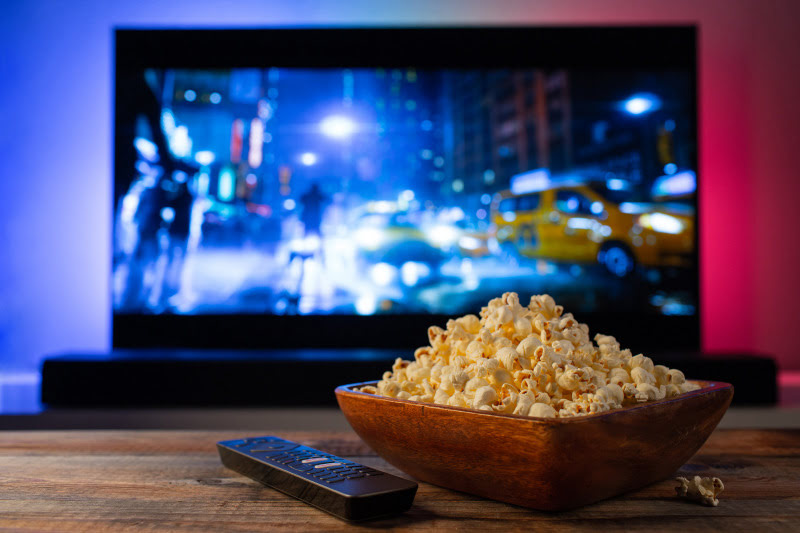 Popcorns and TV