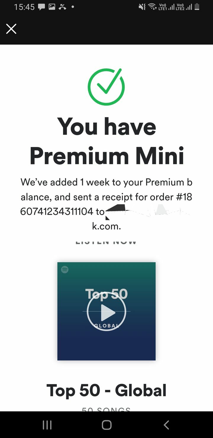 Spotify Premium mini screenshot