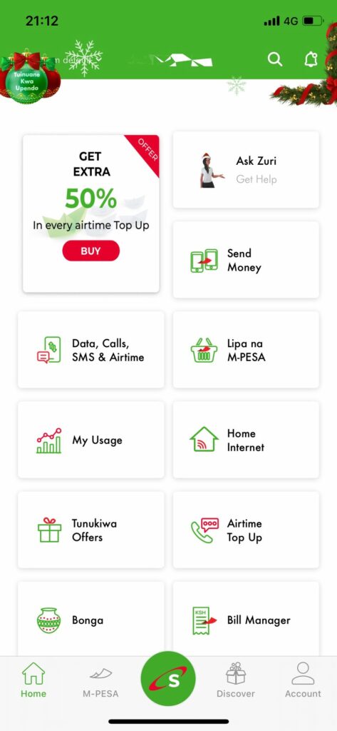 mySafaricom on iPhone