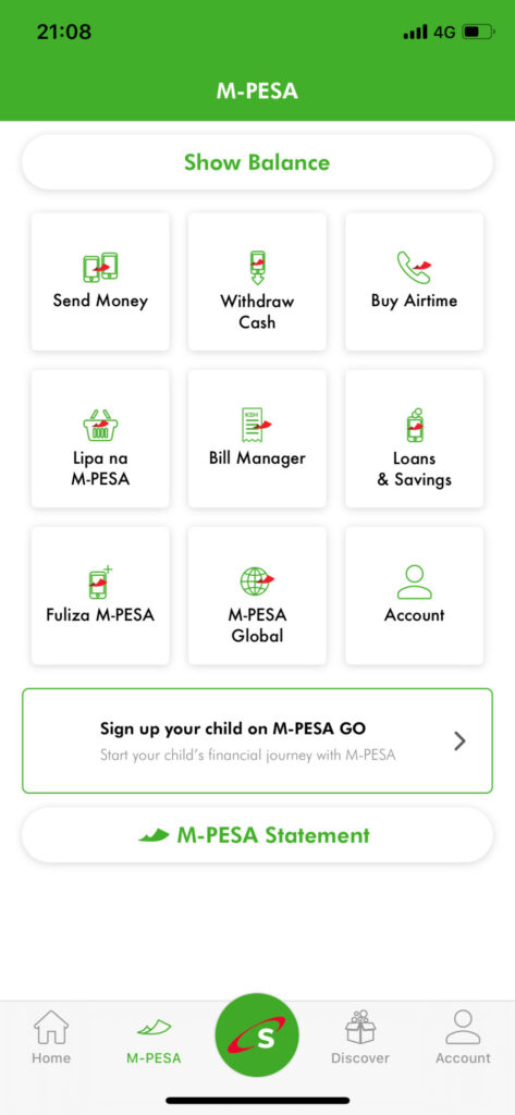 mySafaricom on iPhone