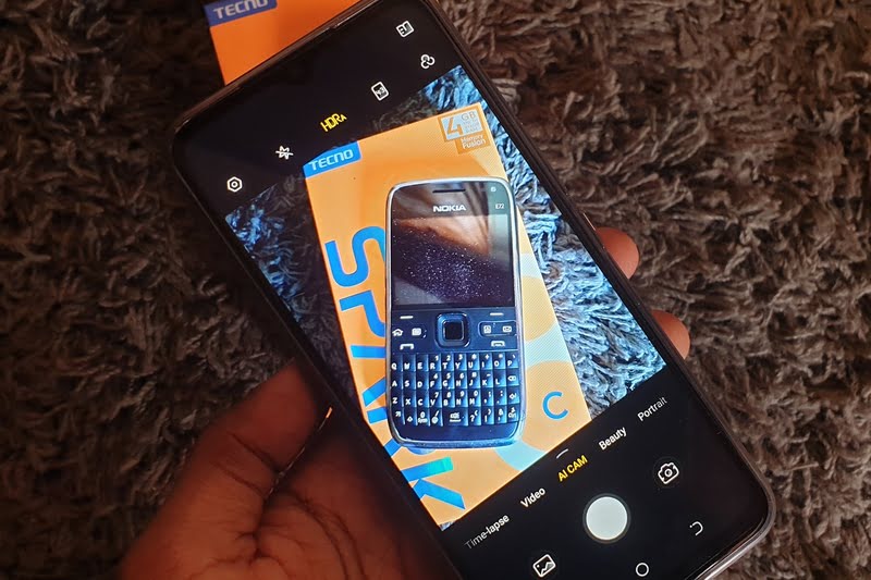 Tecno Spark 8C camera