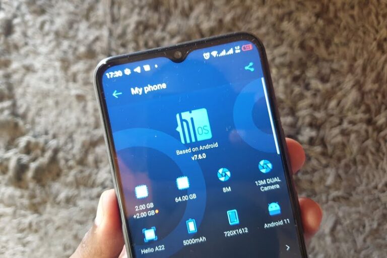 How to Increase RAM on Your Tecno/Infinix Phone Photo of a Tecno phone showing specifications