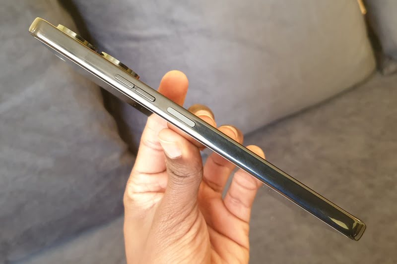 Tecno Camon 19 on the side