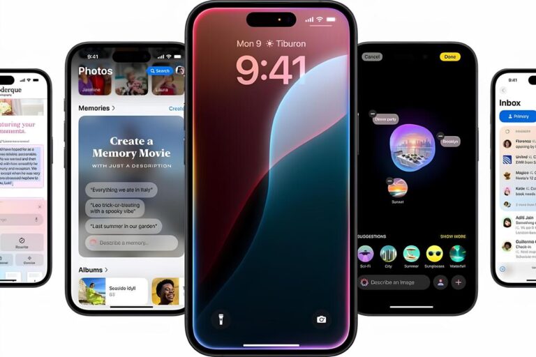 Apple iOS 18.1 Update Falls Short, Full Apple Intelligence Delayed Until 2025 Apple intelligence showcase on iphones