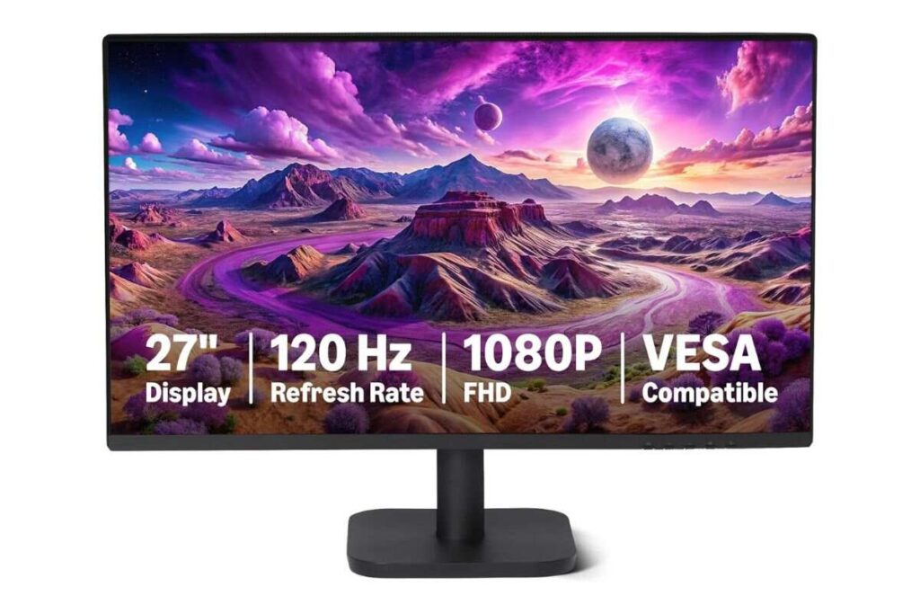 A 27-inch monitor